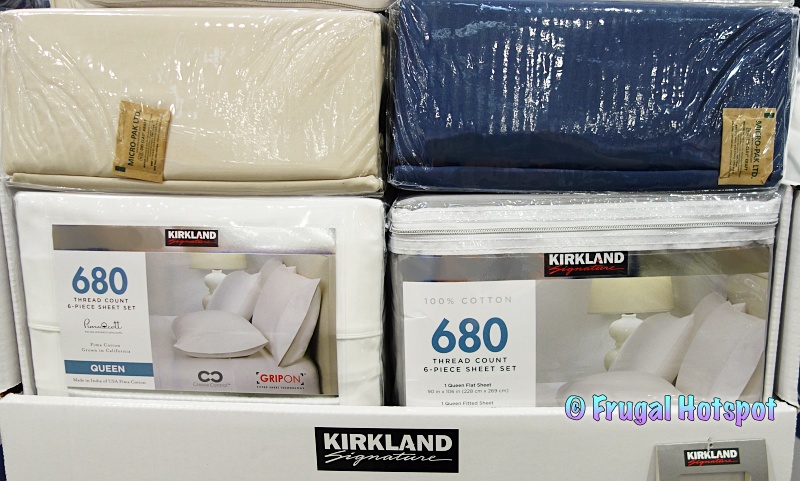 Kirkland Signature 680 Thread Count Sheet Set King | Costco