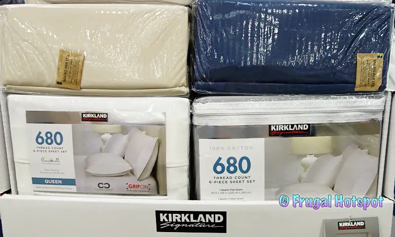 Kirkland Signature 680 Thread Count Sheet Set King | Costco