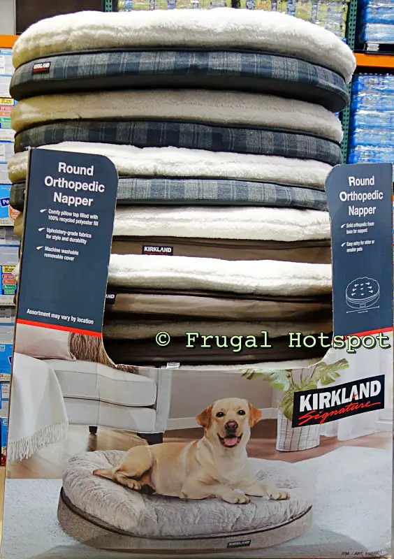 Kirkland Signature Round Orthopedic Pet Bed | Costco