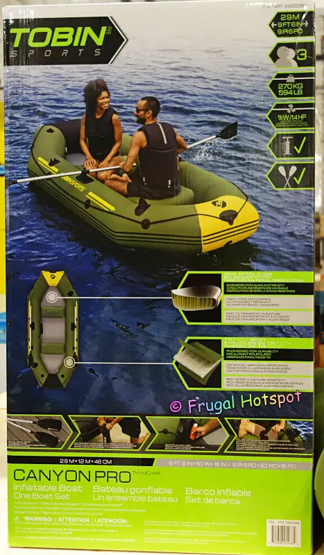 Tobin Sports Canyon Pro Inflatable Boat | Costco