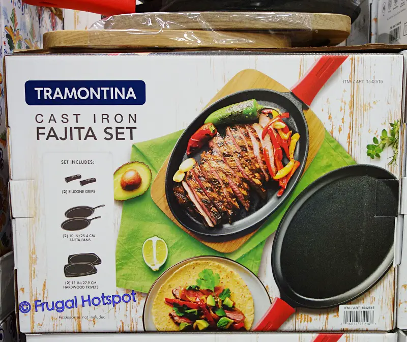 Tramontina Cast Iron Fajita Set | Costco