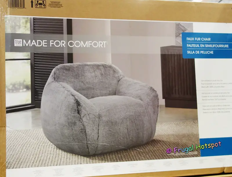 True Innovations Faux Fur Chair | Costco