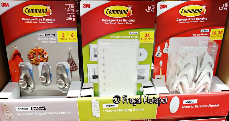 3M Command Damage Free Hanging Hooks or Strips | Costco