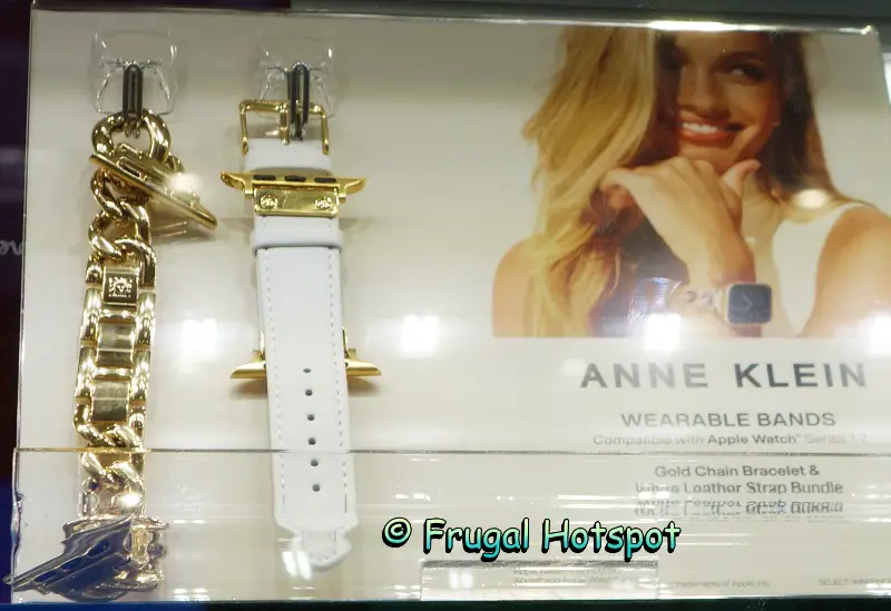 Anne Klein Bryant Park Gold & White Band compatible with Apple Watch | Costco