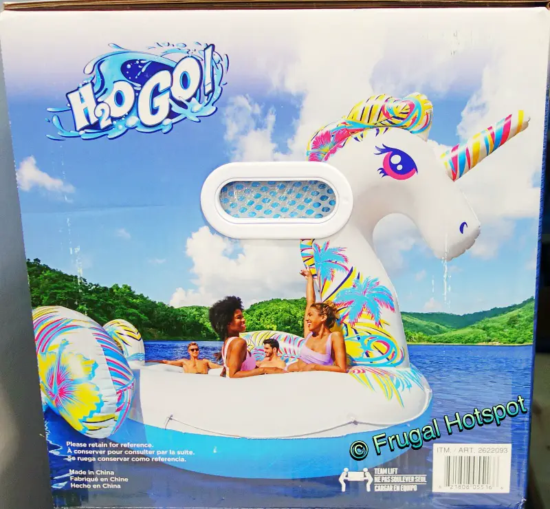 Bestway H2OGO! 19 Ft Paradise Dreams Unicorn Inflatable Party Island | Costco