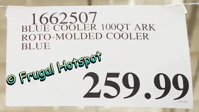 Blue Cooler Ark Series 100-Quart Roto-Molded Cooler | Costco Price