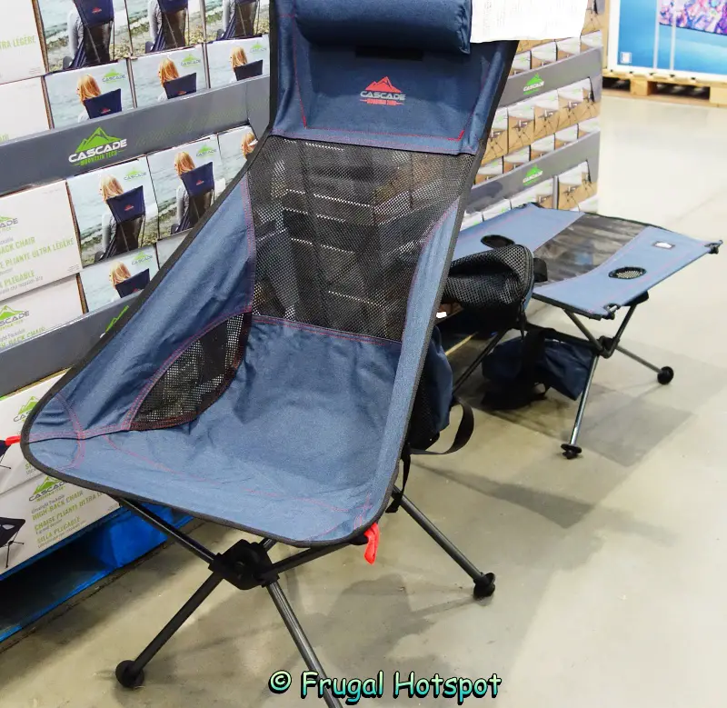 Cascade Mountain Tech Ultra Light Packable High-Back Camping Outdoor Camp Chair 