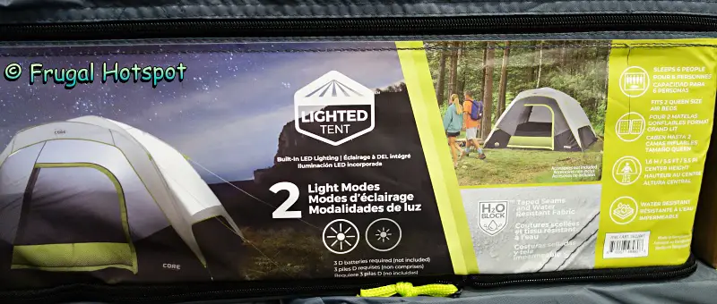 Core 6-Person Lighted Dome Tent | Costco