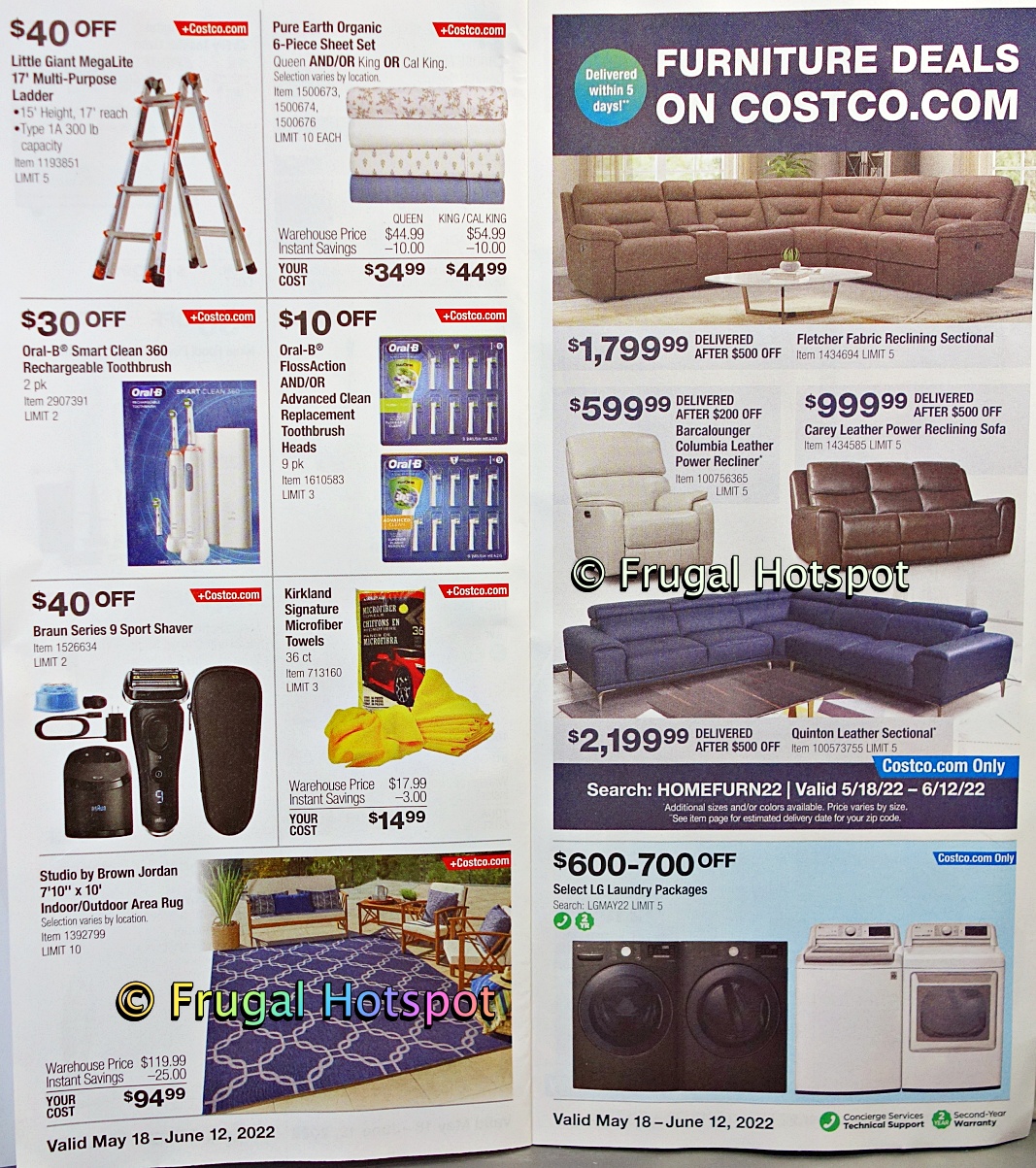 Costco MAY JUNE 2022 Coupon Book | P 14 and 15