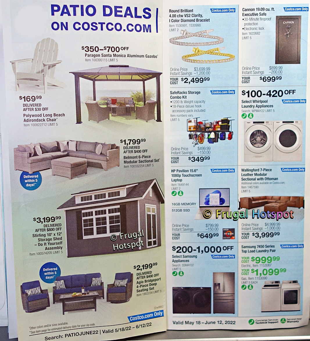 Costco MAY JUNE 2022 Coupon Book | P 16 and 17