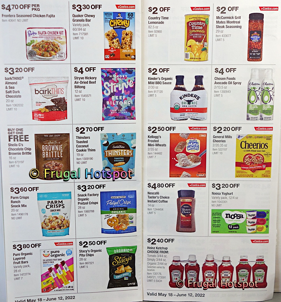 Costco MAY JUNE 2022 Coupon Book | P 18 and 19