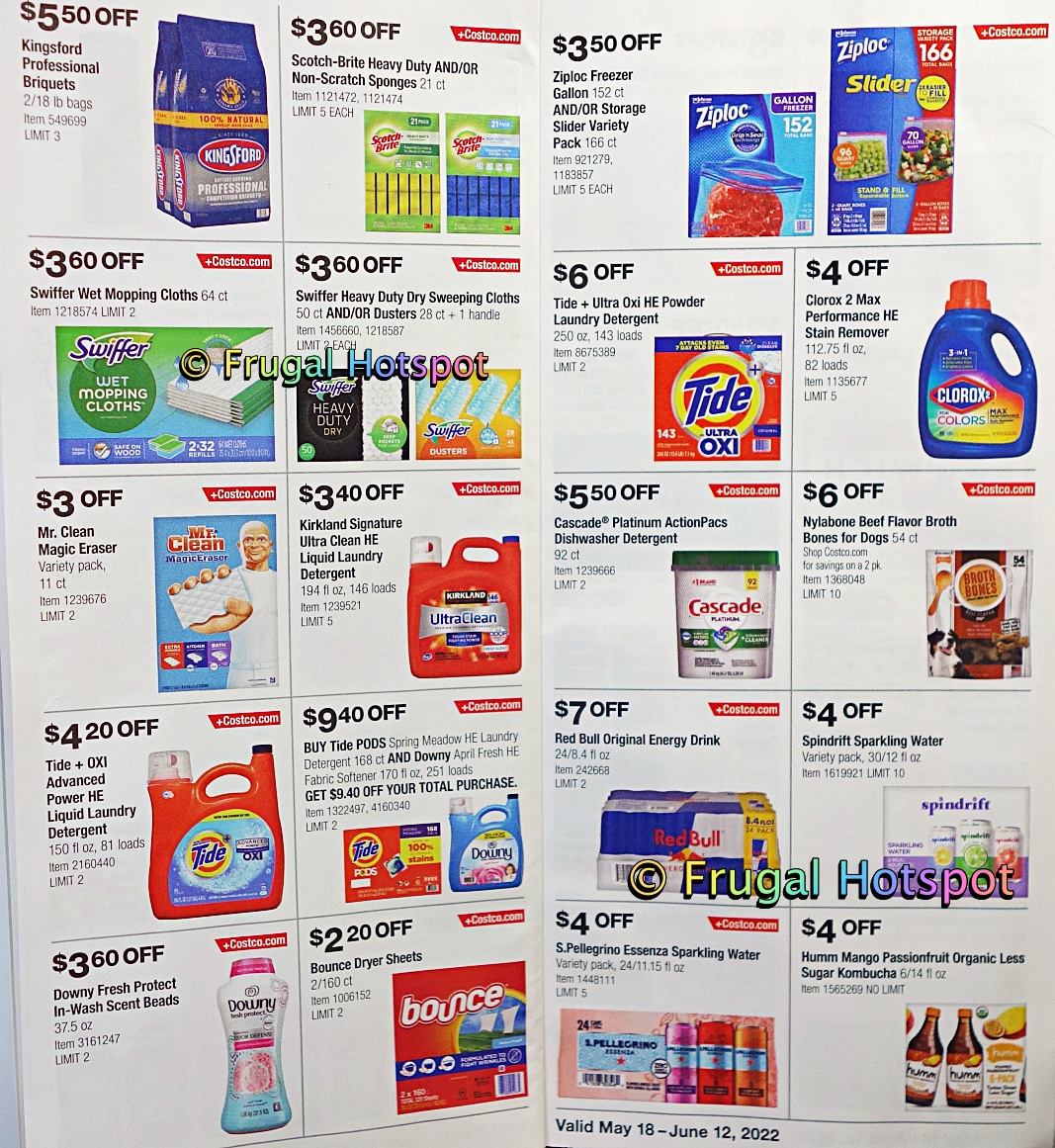 Costco MAY JUNE 2022 Coupon Book | P 20 and 21