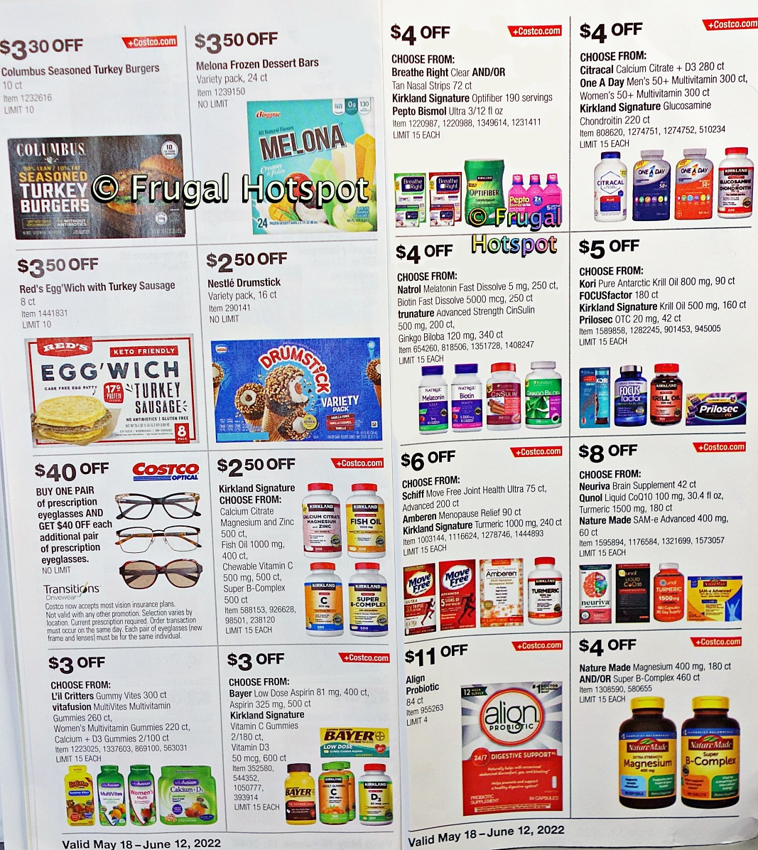 Costco MAY JUNE 2022 Coupon Book | P 22 and 23