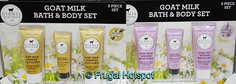 Dionis Goat Milk Whipped Body Scrub and Body Lotion | Costco
