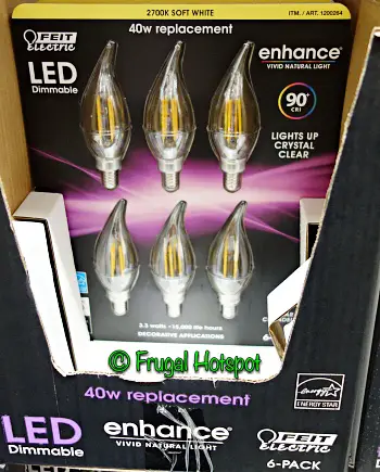 Feit LED Chandelier Bulbs | Costco