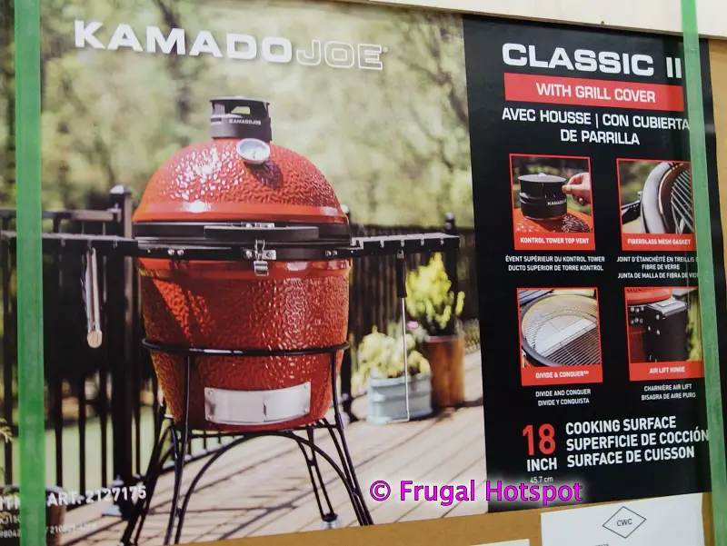 Kamado Joe Classic II Ceramic Charcoal Grill | Costco