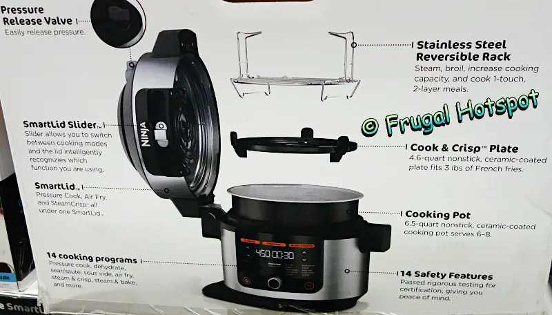Ninja Foodi Pressure Cooker Air Fryer info | Costco