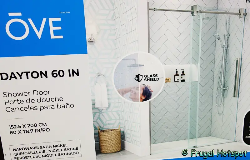 Ove Decors 60 Dayton Shower Door | Costco