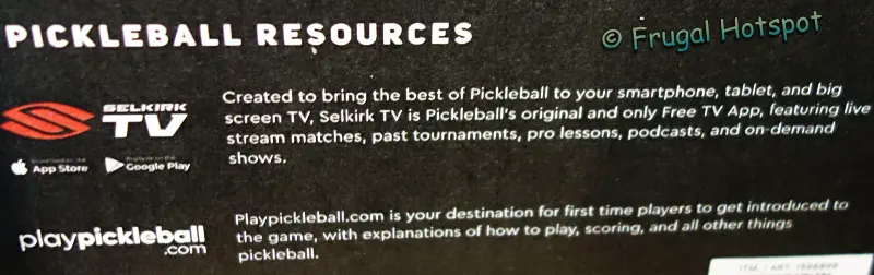Pickleball Resources | Costco