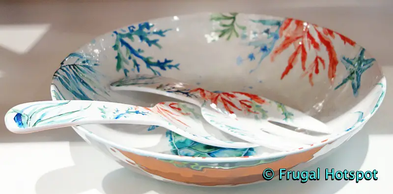 Sealife Melamine 3-Piece Serving Bowl Set | Costco Display