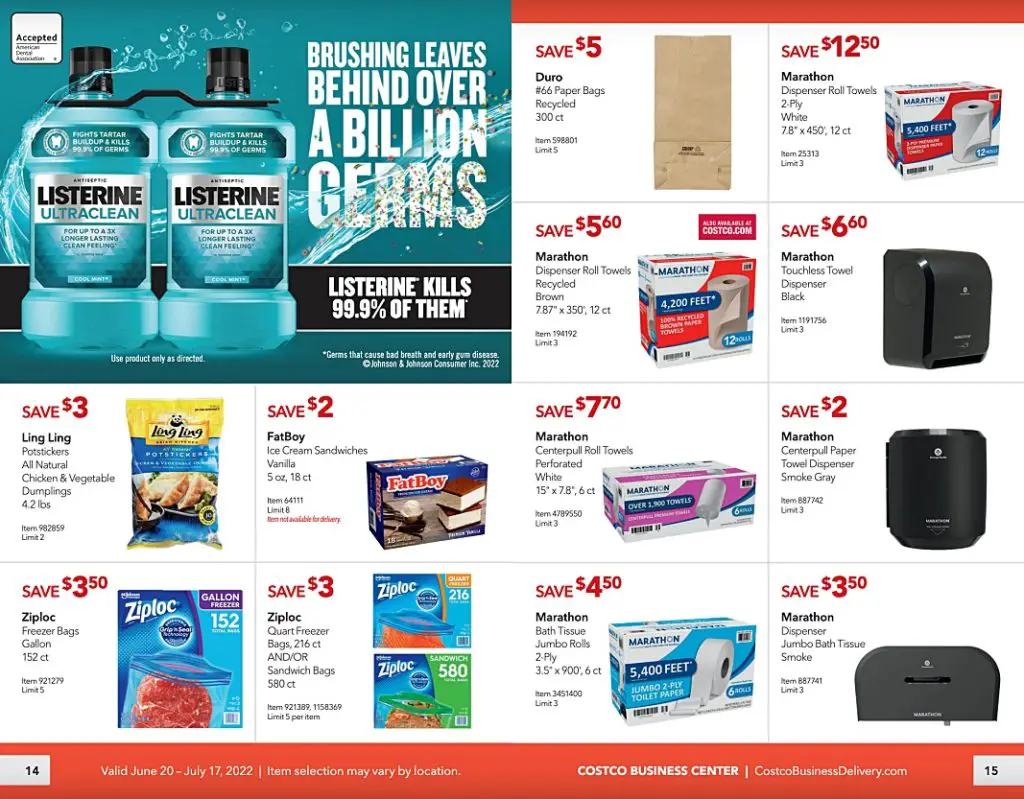 Costco Business Center Coupon Book JUNE / JULY 2022 Frugal Hotspot