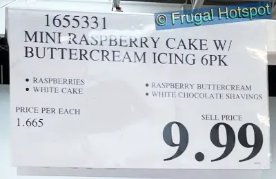 Kirkland Signature Mini Raspberry Cake | Costco Price