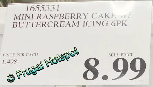 Mini Raspberry Cakes | Costco Price