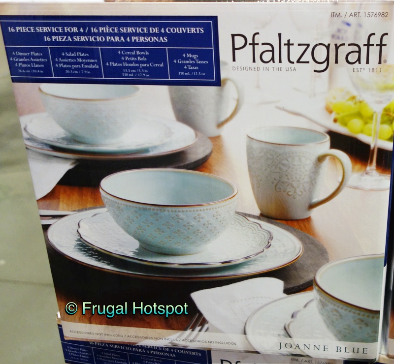 Pfaltzgraff Joanne Dinnerware Set | Joanne Blue | Costco