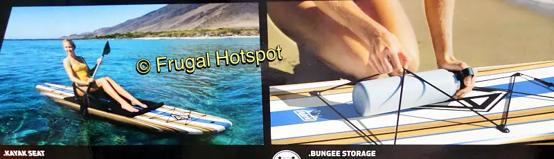 Scott Burke 10'6 Hybrid Stand Up Paddle Board Kayak | kayak seat and bungee storage | Costco