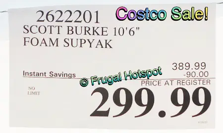 Scott Burke Stand Up Paddle Board Kayak | Costco Sale Price