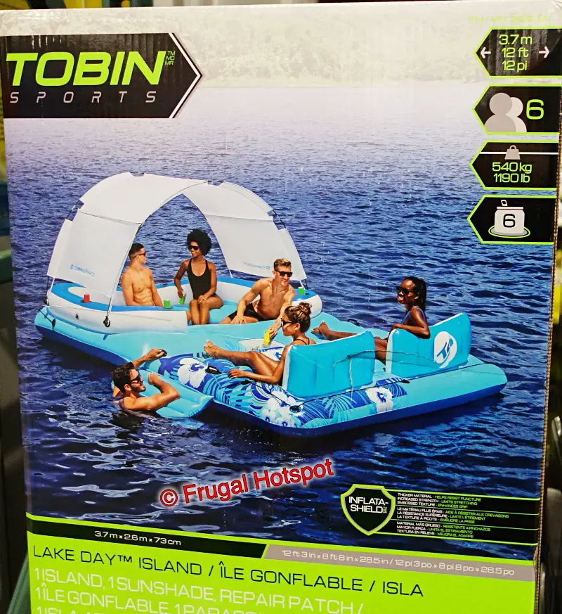 Tobin Sports Lake Day Inflatable Island | Costco