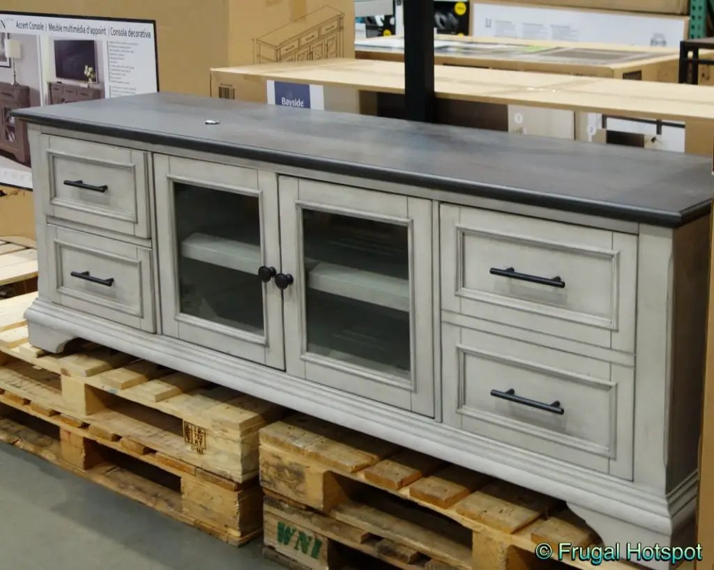 Bayside Furnishings Ashlyn 3-in-1 TV Console by Whalen | Costco Display