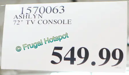 Bayside Furnishings Ashlyn 72 TV Console by Whalen | Costco Price
