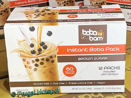 Boba Bam Instant Boba Pack Brown Sugar | Costco