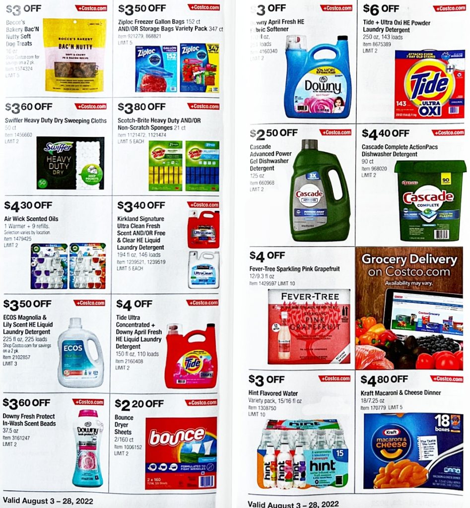 Costco Coupon Book AUGUST 2022 Frugal Hotspot