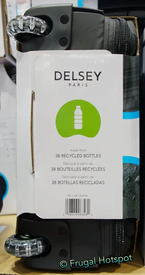Delsey 28 Rolling Duffel | Made from 38 recycled bottles | Costco