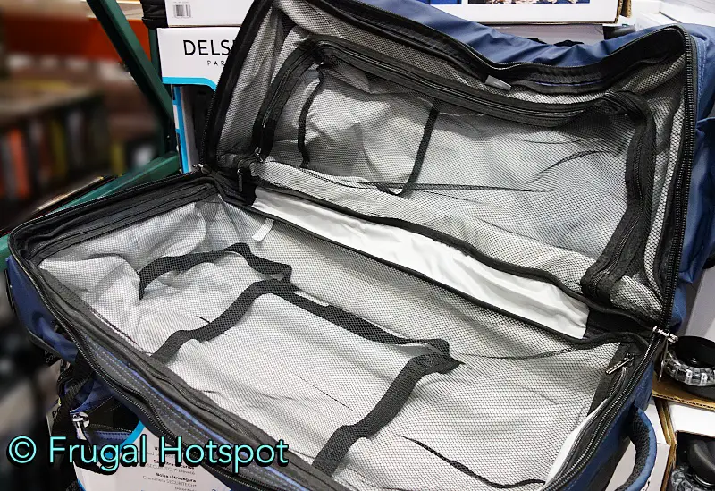 Delsey 28 Rolling Duffel | interior | Costco Display