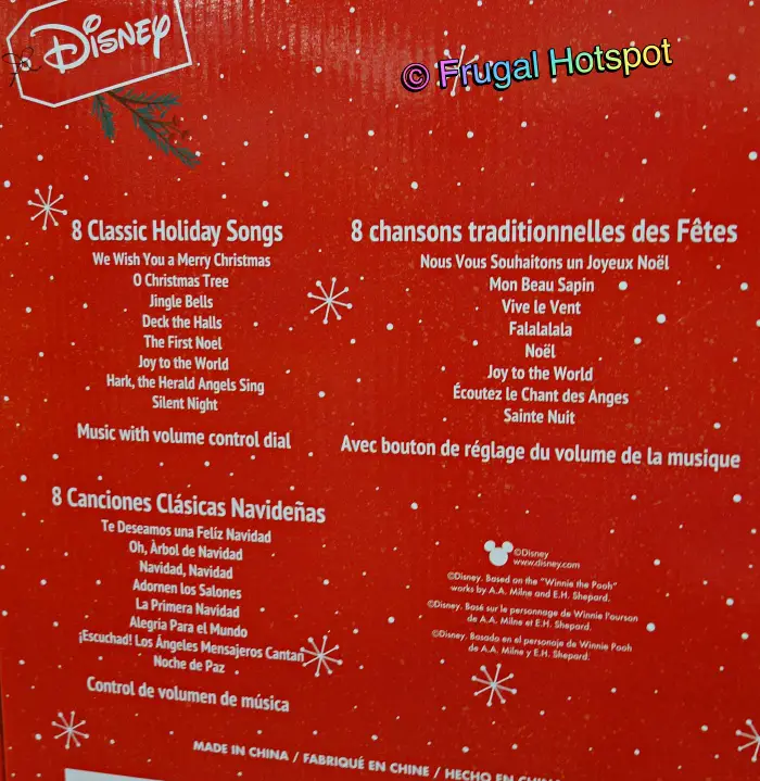 Disney Animated Holiday House with Lights and Music | 8 songs | Costco