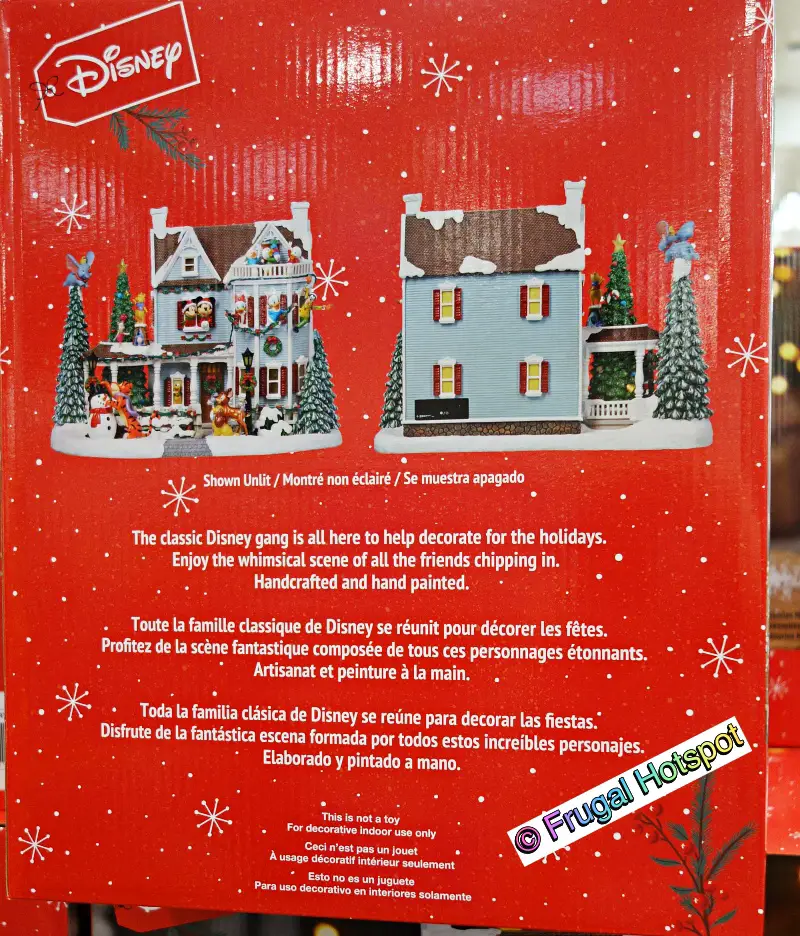 Disney Animated Holiday House with Lights and Music | info | Costco