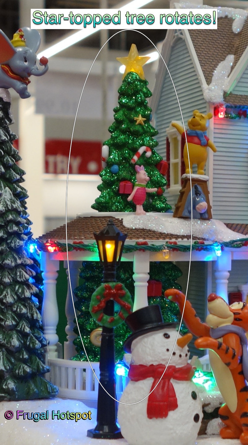 Disney Animated Holiday House with Lights and Music | tree rotates | Costco Display