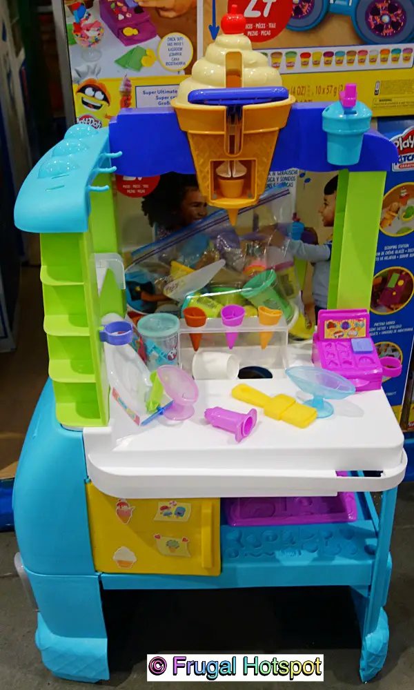 Hasbro Play-Doh Kitchen Creations Super Ultimate Ice Cream Truck Playset | Costco Display 4