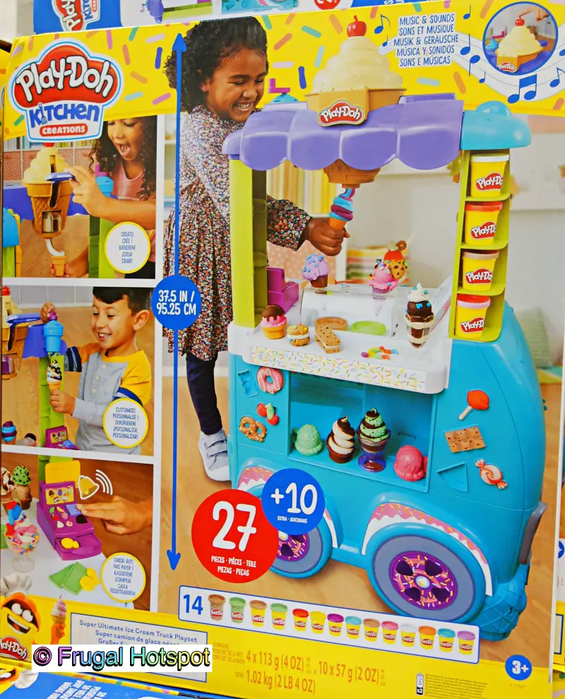 Hasbro Play-Doh Kitchen Creations Super Ultimate Ice Cream Truck Playset | Costco