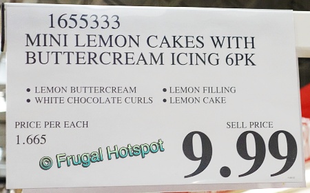 Kirkland Signature Mini Lemon Cakes | Costco Price