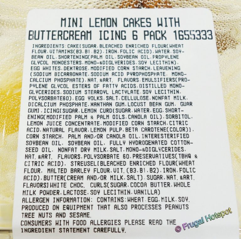 Mini Lemon Cakes are Back at Costco! Frugal Hotspot