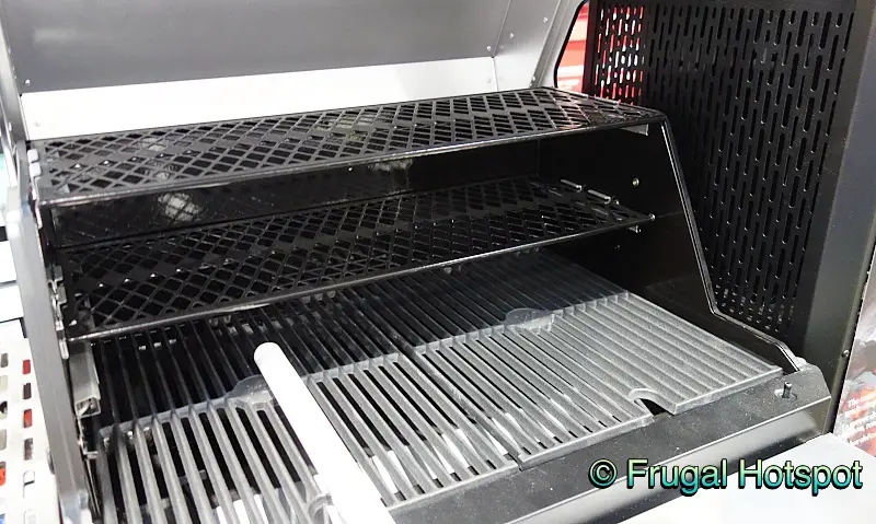 Masterbuilt Gravity Series 800 Charcoal Grill | interior view | Costco Display