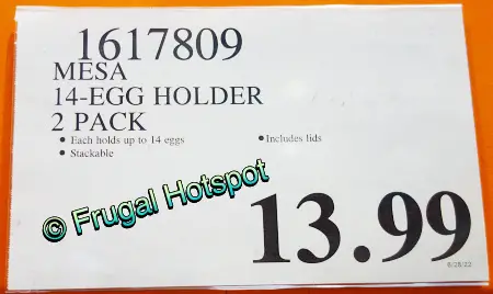 Mesa Covered Egg Holder Set of 2 | Costco Price