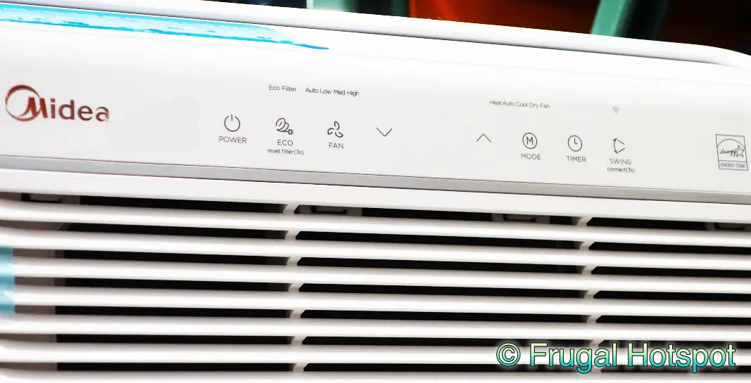 Midea Inverter Window Air Conditioner | control panel | Costco Display