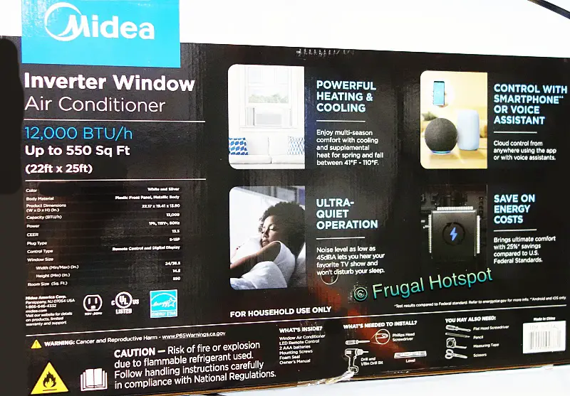 Midea Inverter Window Air Conditioner | info | Costco