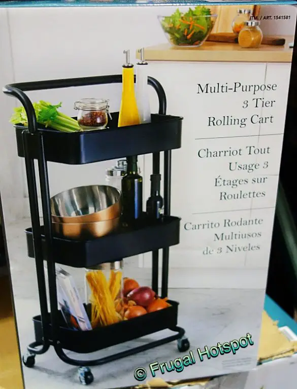 3Tier Rolling Cart Costco Sale! Frugal Hotspot