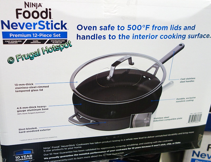 Ninja Foodi NeverStick Premium Cookware info | Costco